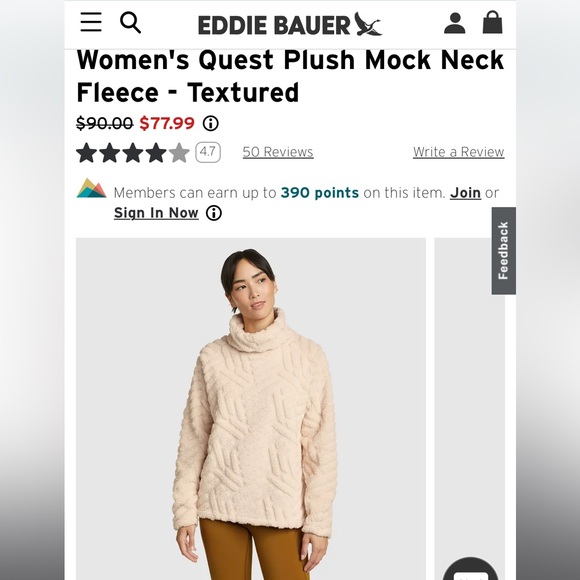 Eddie Bauer - Quest, women’s XL super plush and soft teal sweater, new w/o tags - Picture 14 of 16